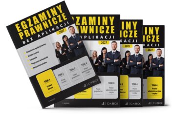 Pakiet książek: Egzaminy Prawnicze bez aplikacji 2027. Tom 1-4