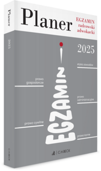Planer. Egzamin radcowski i adwokacki 2025