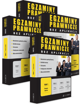 PAKIET: Egzaminy Prawnicze bez aplikacji 2025. Tom 1-4