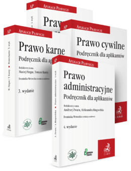 Podręczniki dla aplikantów: Prawo cywilne, karne, gospodarcze, administracyjne