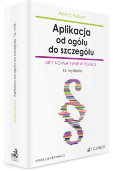 Aplikacja od ogółu do szczegółu. Akty normatywne w pigułce