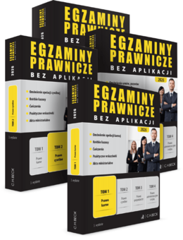 PAKIET: Egzaminy Prawnicze bez aplikacji 2026. Tom 1-4