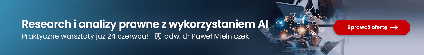 Research i analizy prawne z wykorzystaniem sztucznej inteligencji